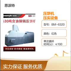 BM-6320恩派特630噸機加工鋼屑壓餅機